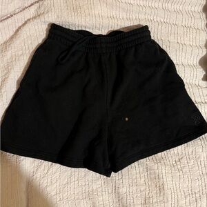 Victoria’s Secret pink black sweatshorts